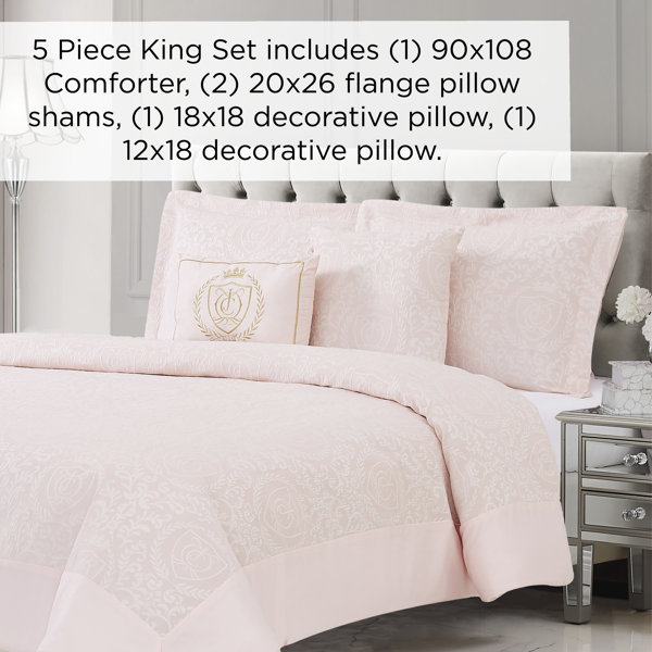 Juicy Couture Comforter , Shams, & Dec Pillows Comforter Set & Reviews